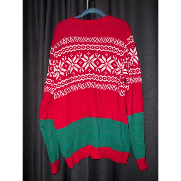 Ugly Christmas Sweater Xmas Size Large Dinosaur - Picture 3 of 3